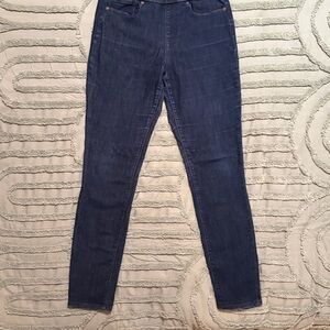 Lands End Denim Pull on Stretch Jeggings Size 8